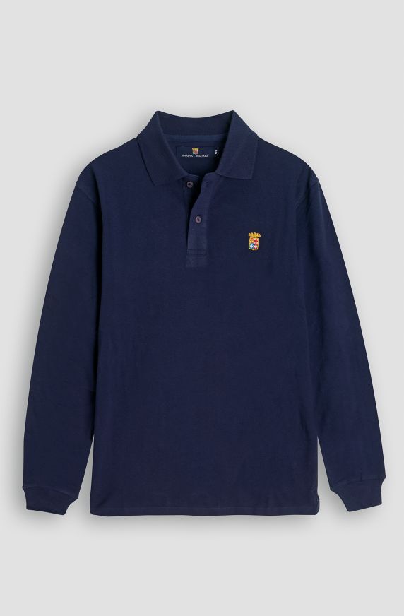 BASIC LONG-SLEEVED REGULAR FIT POLO SHIRT