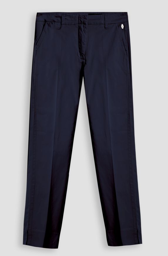 Pantaloni da donna chino in cotone elasticizzato