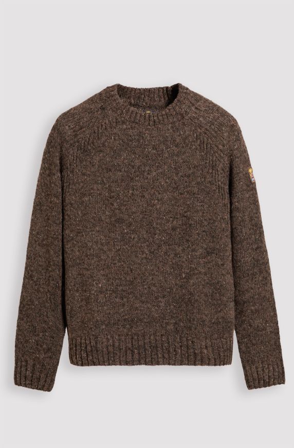 Weekend men's crew-neck wool sweater