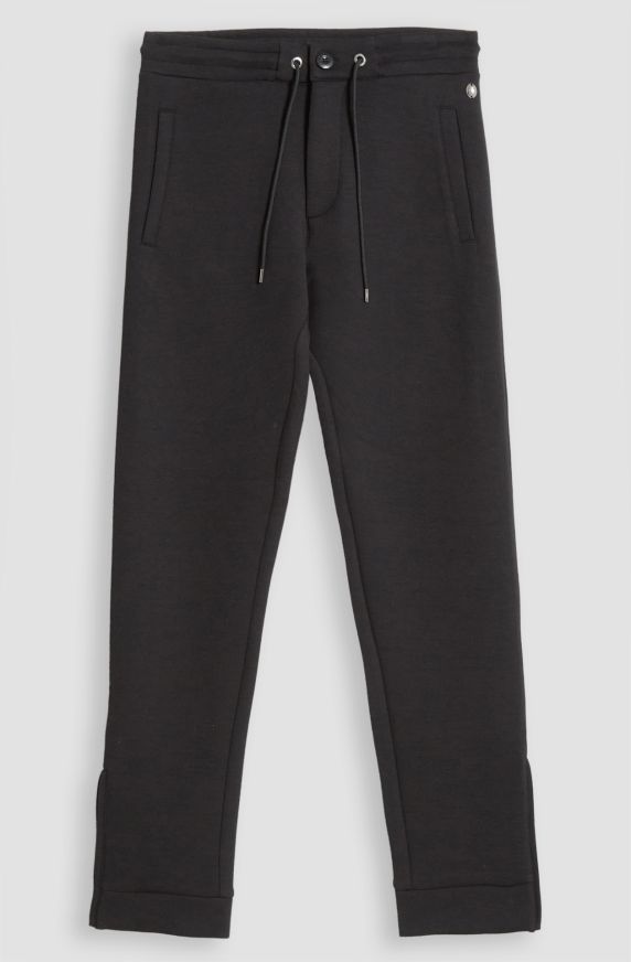 Women's trousers in mixed fabric