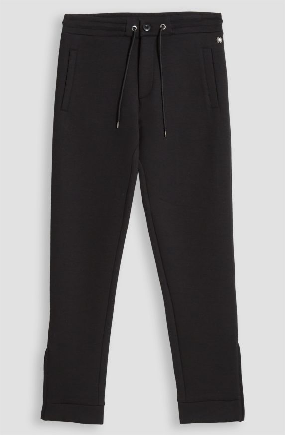 Women's trousers in mixed fabric