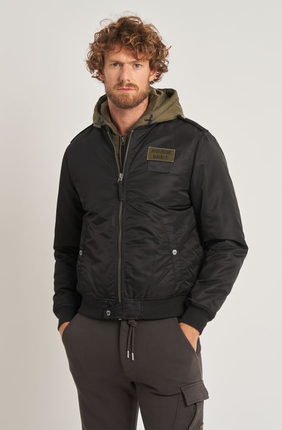 Men's Naval Aviation bomber jacket in nylon