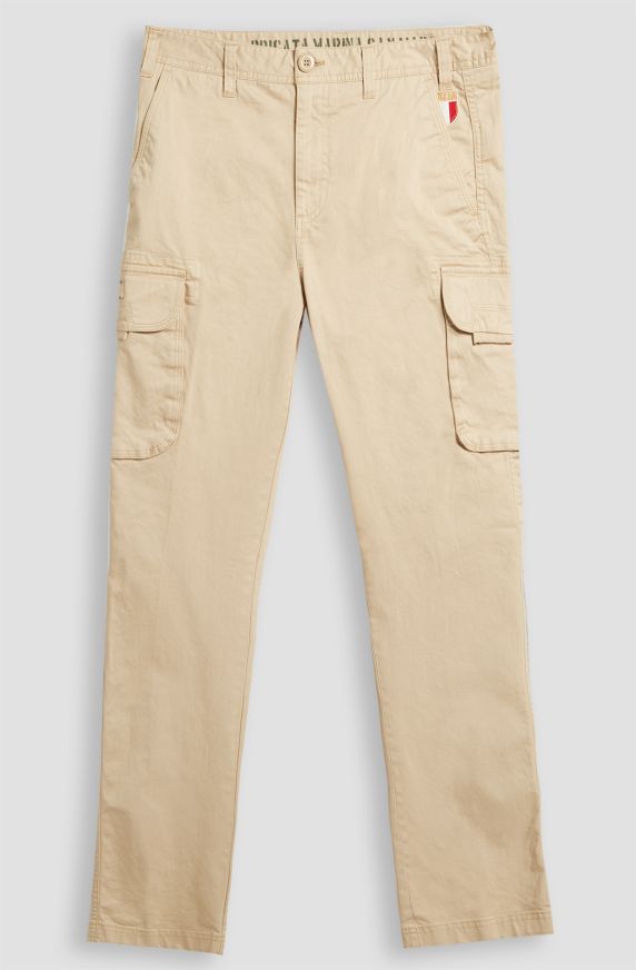 Brigata Marina San Marco men's cargo trousers in cotton