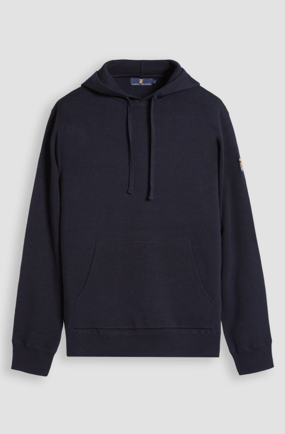 Organic cotton men's sweatshirt with hood