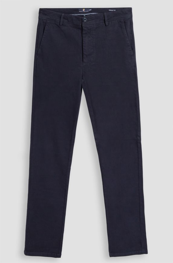 Classic men's trousers in cotton blend