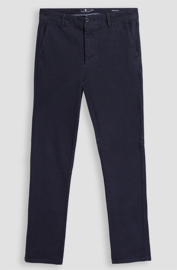 Classic men's trousers in cotton blend