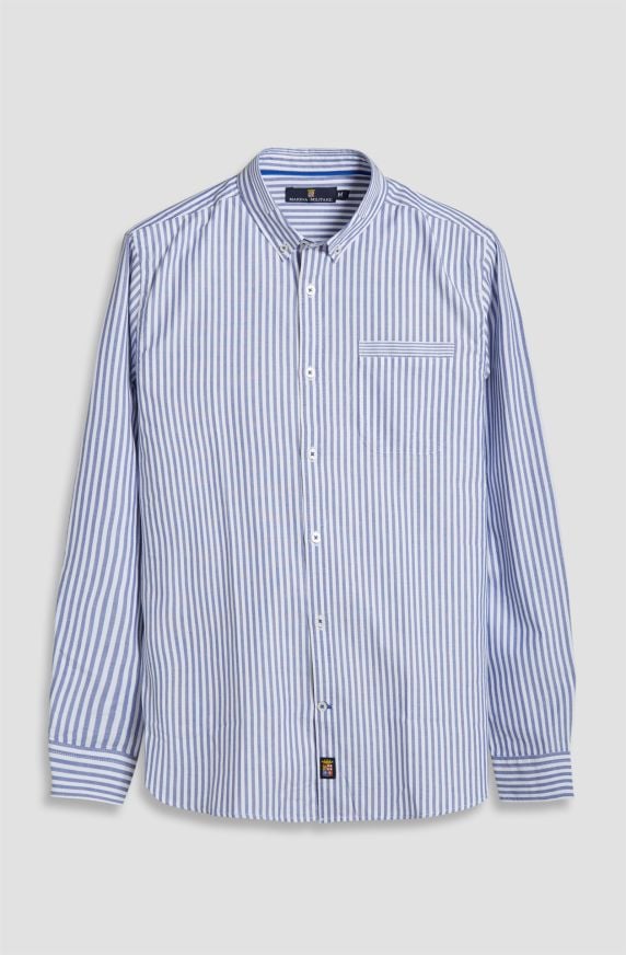 Weekend men's long-sleeved cotton shirt