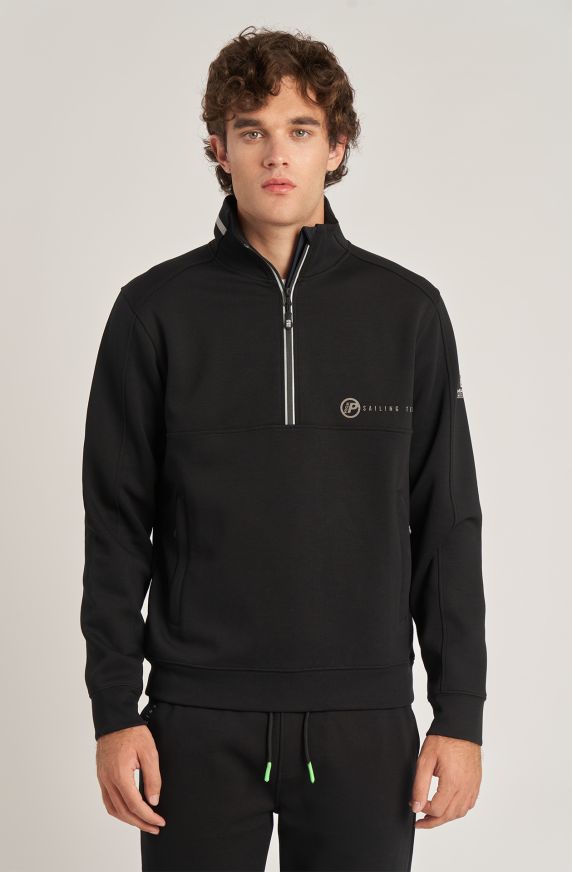 Sailing Team men's half-zip softshell sweatshirt