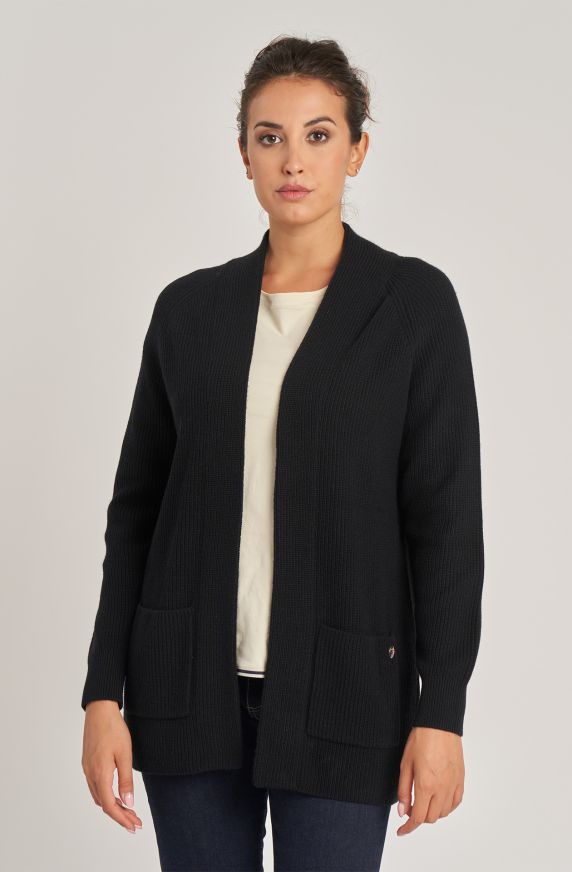 Women's wool blend cardigan