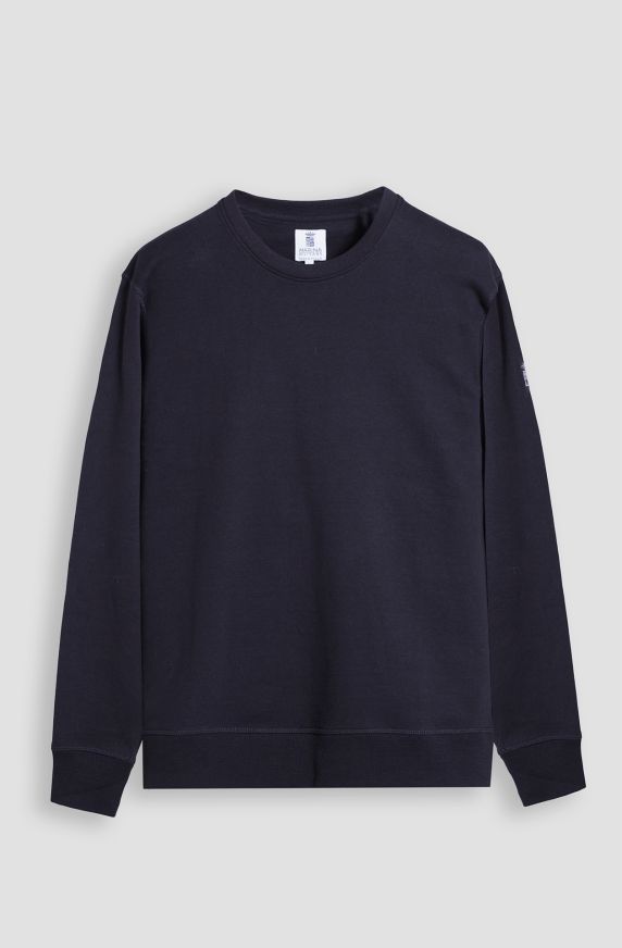 Essential men's crew-neck cotton sweatshirt