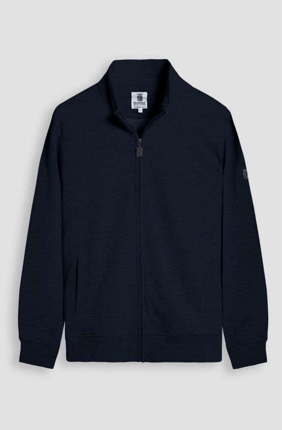 Felpa da uomo Essential in cotone full zip