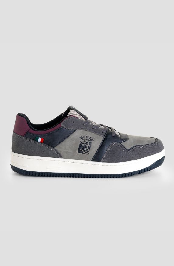 Sneaker uomo in pelle 