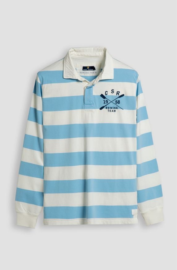 Polo da uomo Rowing Team in cotone jersey