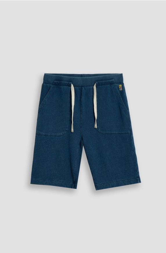 Men's Bermuda Shorts in Denim Jersey