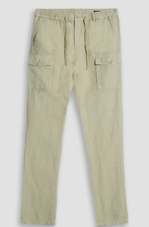 Men's Linen Cargo Pants