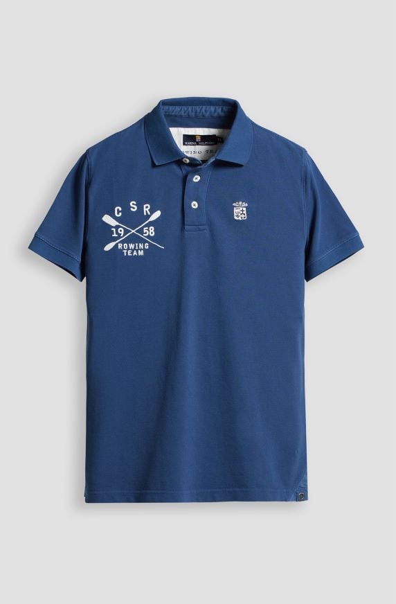 Rowing Team Pique Polo for Men