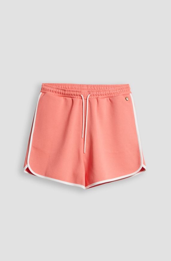 Women's Bermuda shorts in cotton and viscose blend