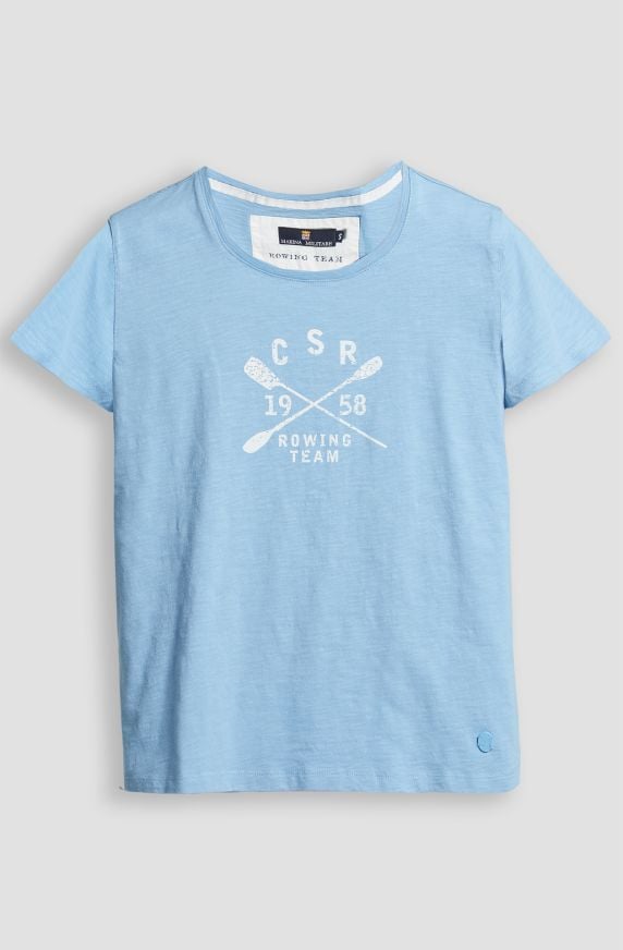 Rowing Team women's t-shirt in slub cotton