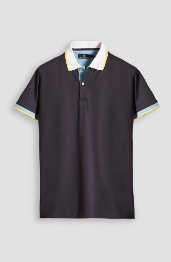 Polo da uomo in cotone jersey