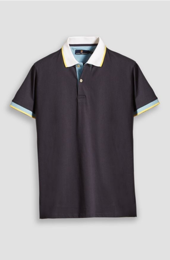 Polo da uomo in cotone jersey