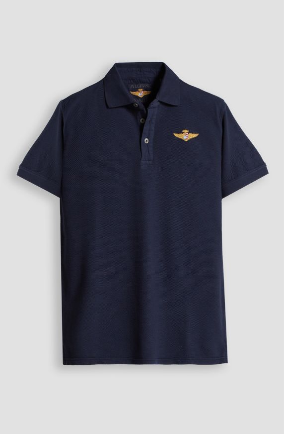 Men's Polo Shirt Naval Aviation Cotton