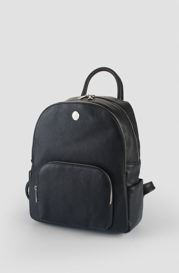 Women's backpack in hammered leather