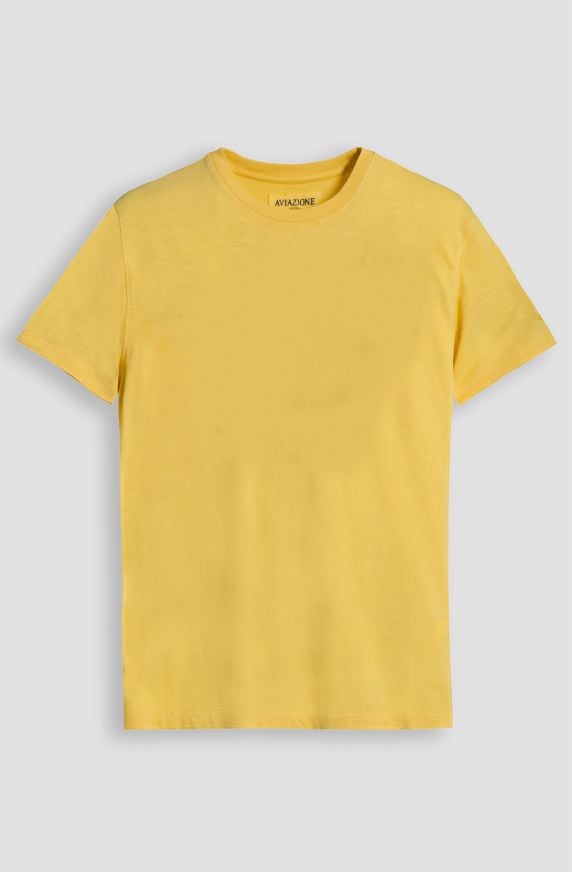 T-shirt da uomo in cotone slab