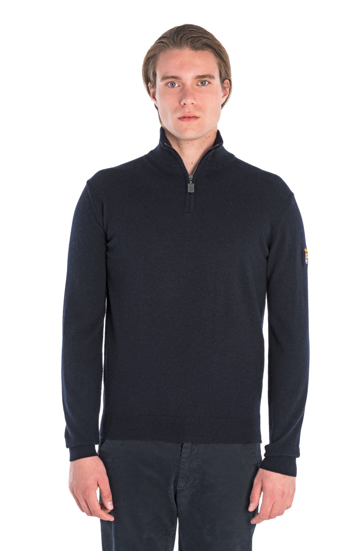 HALF ZIP LUPETTO SWEATER