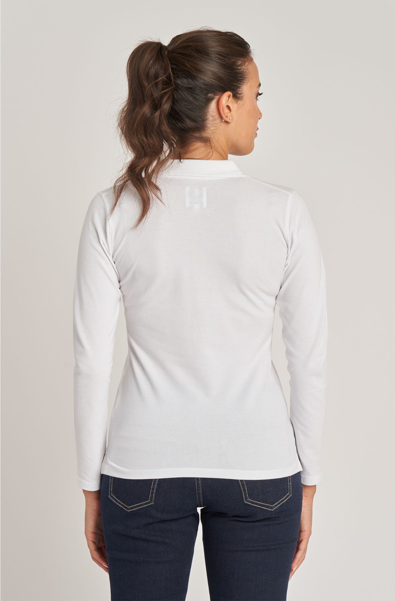 BASIC LONG SLEEVE POLO SHIRT