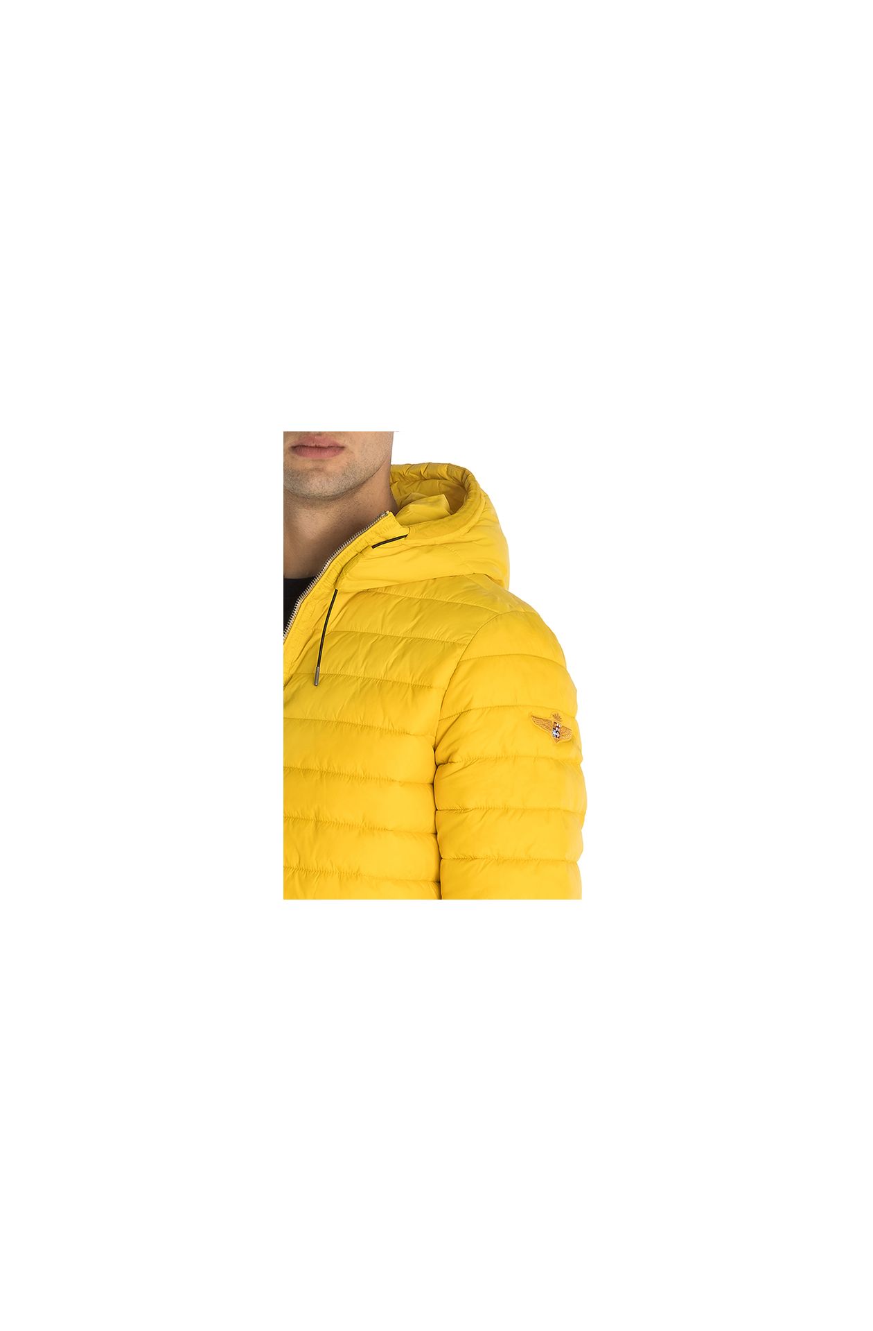 DOWN JACKET WITH STITCHING