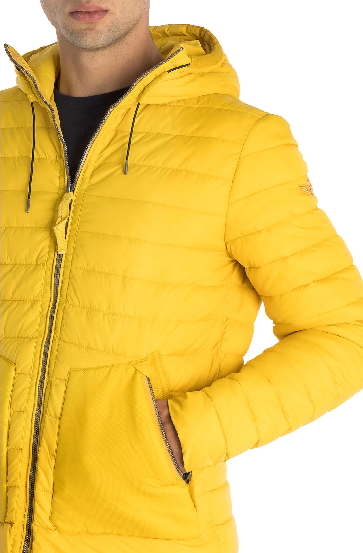 DOWN JACKET WITH STITCHING