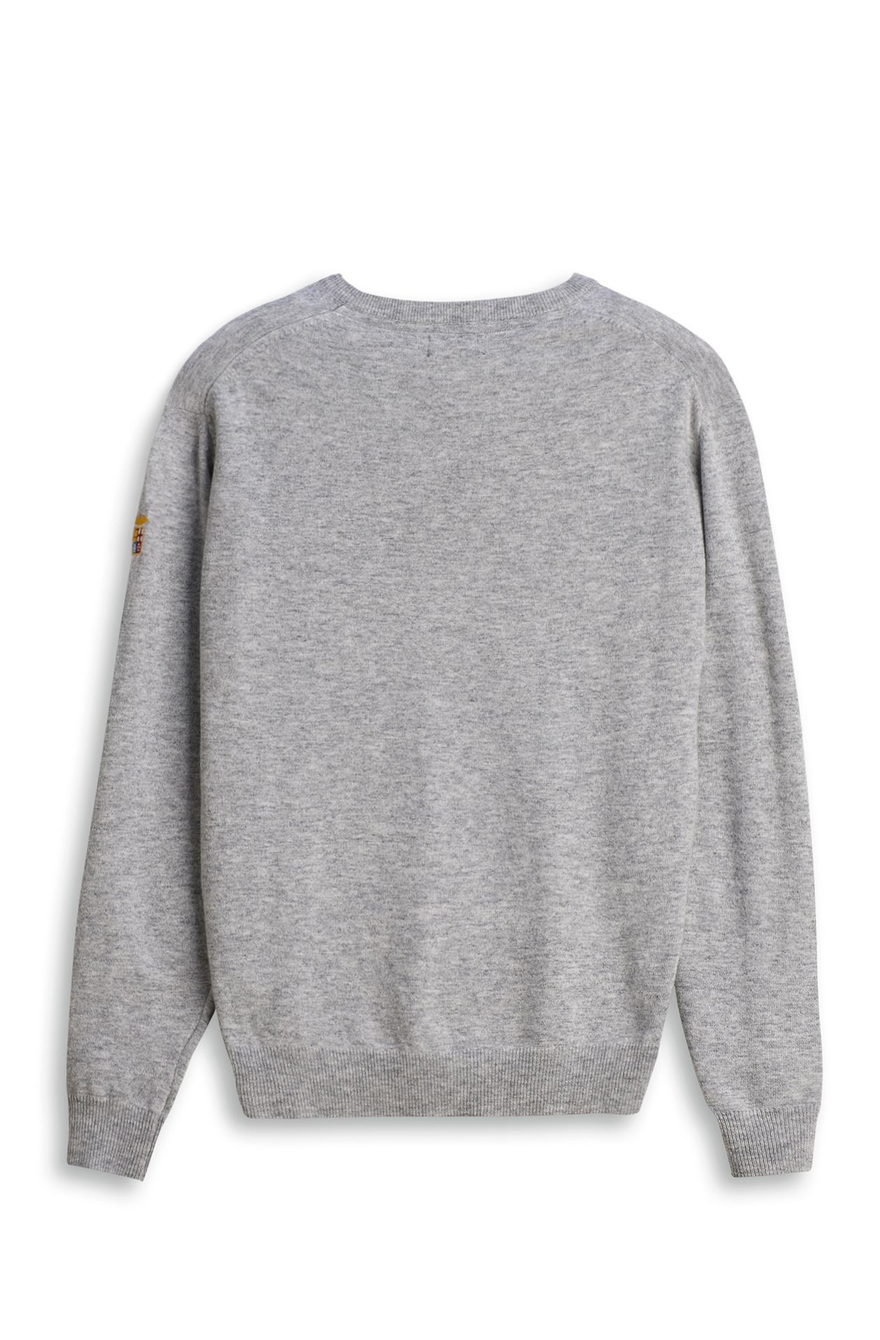 V-NECK WOOL BASIC SWEATER