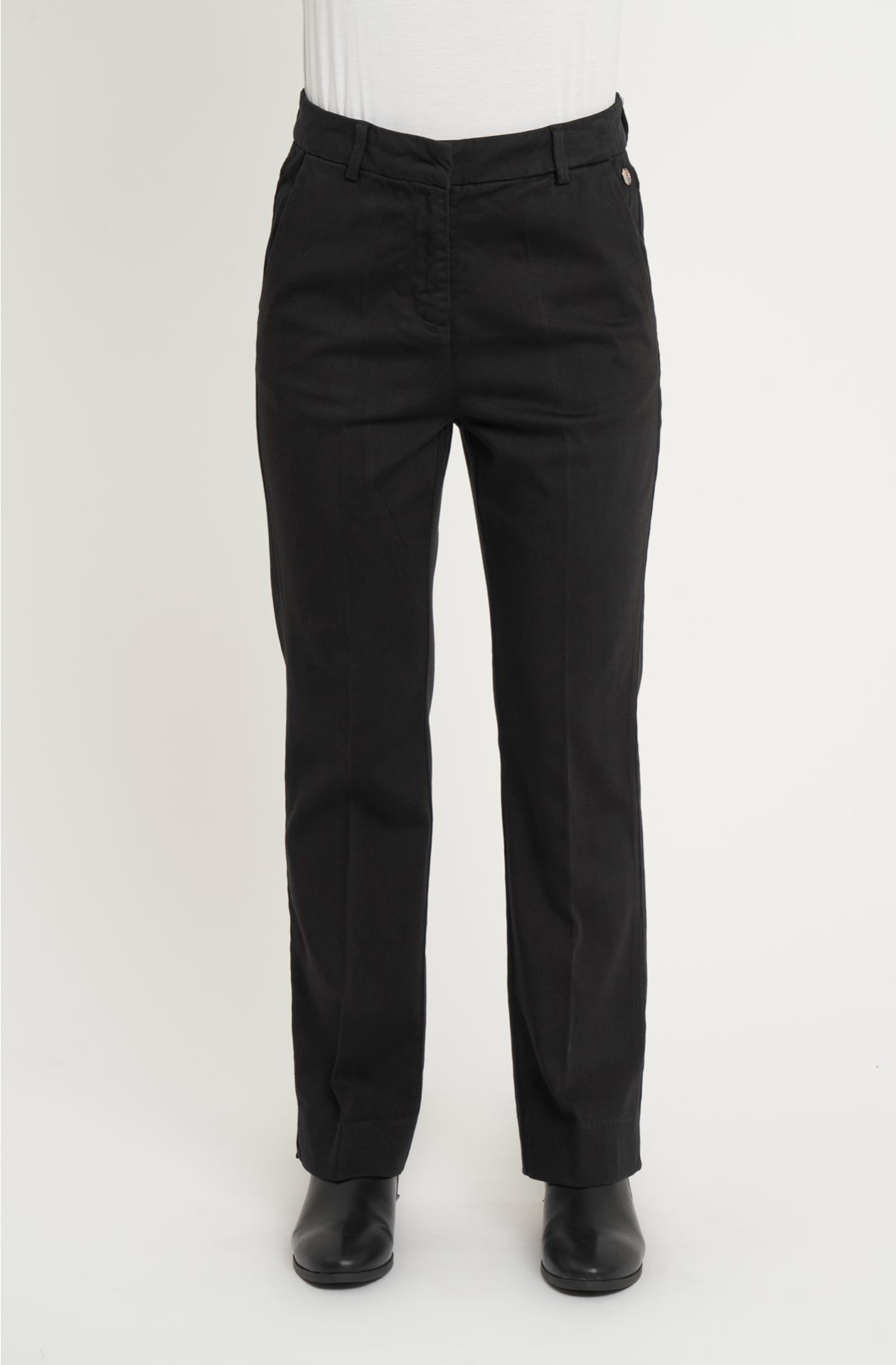 Stretch cotton trousers