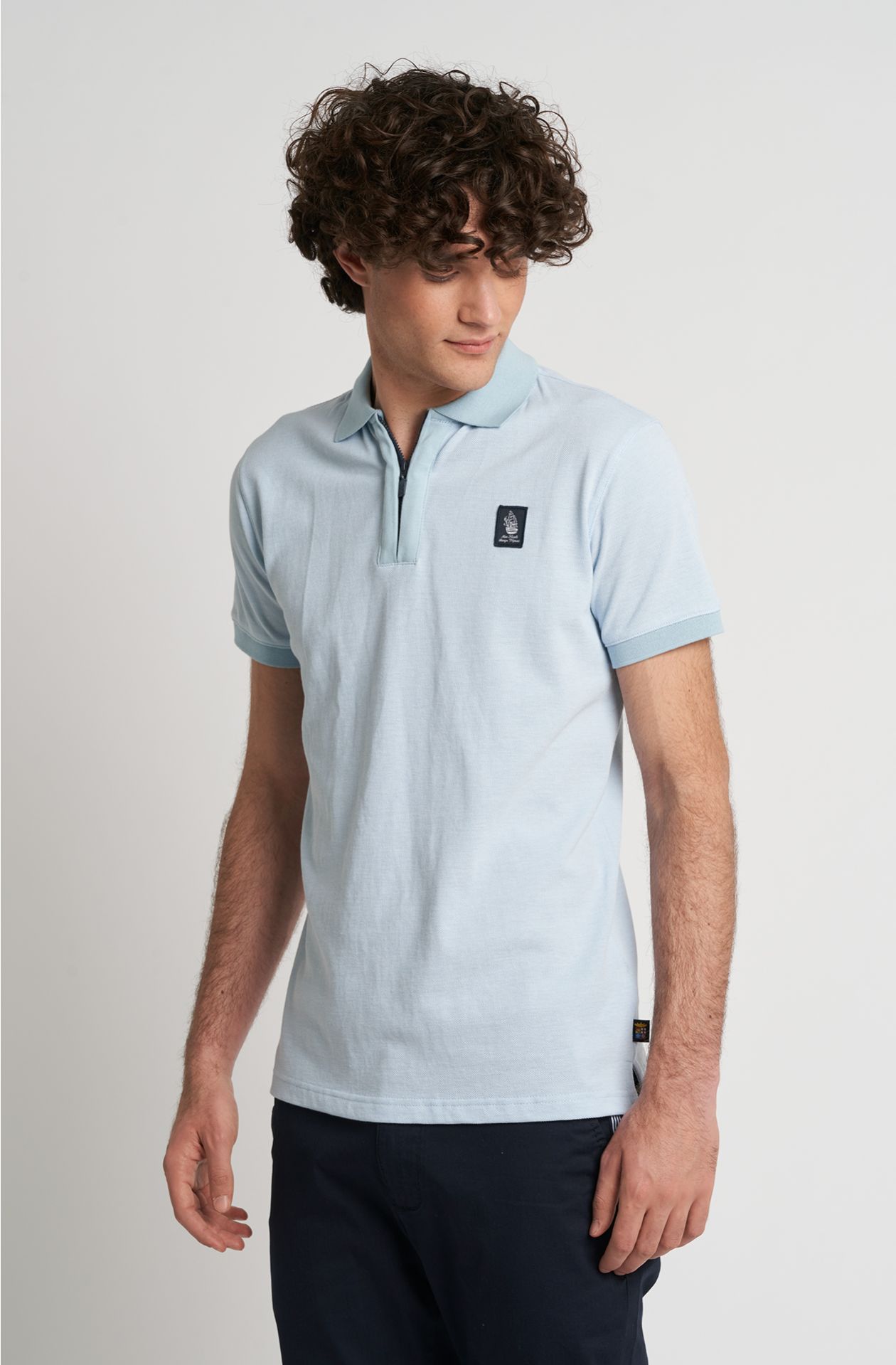 Amerigo Vespucci Piquet cotton polo shirt