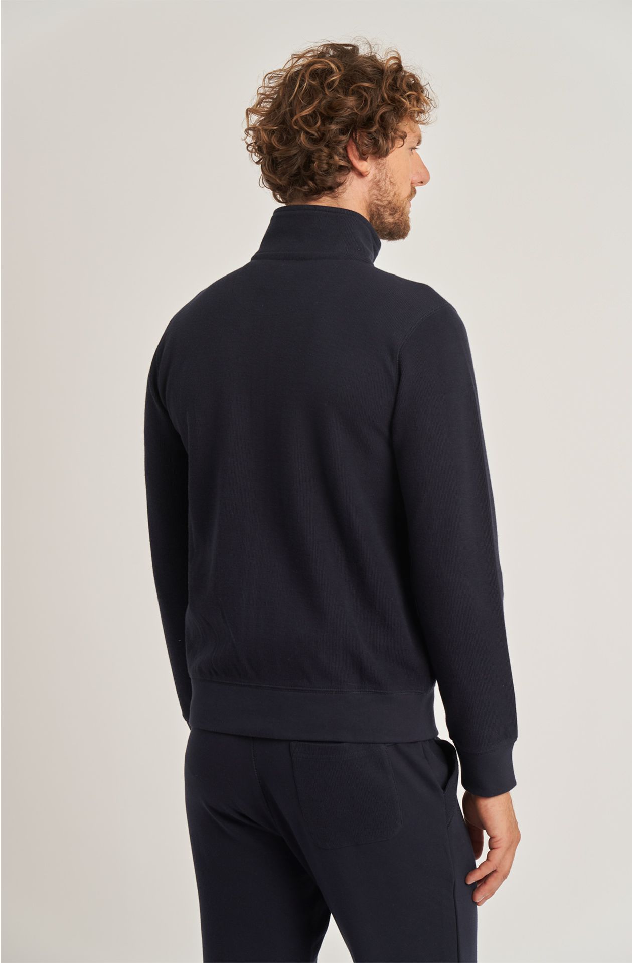 Amerigo Vespucci men's sweatshirt in cotton with zip