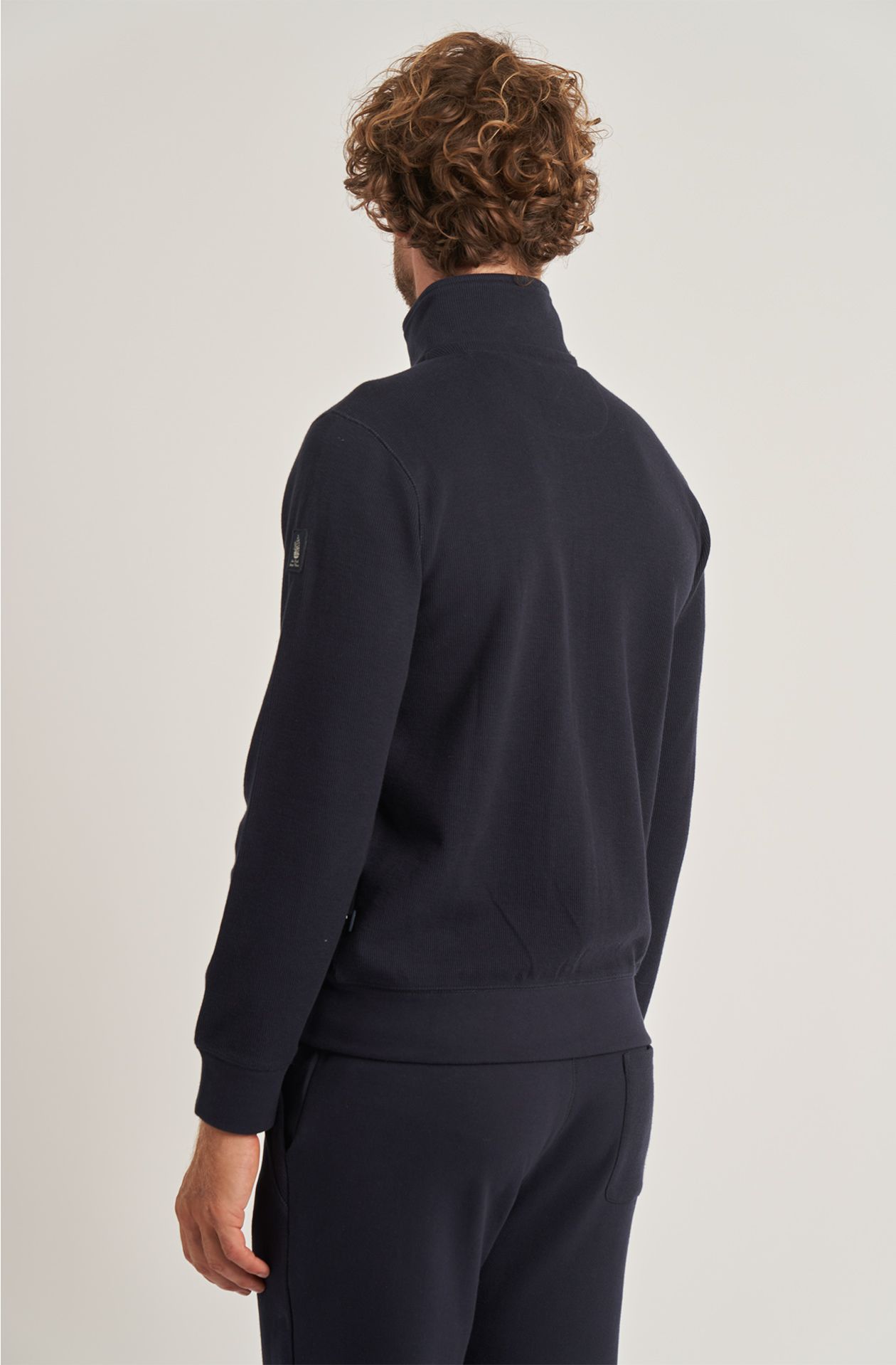 Amerigo Vespucci men's sweatshirt in cotton with zip