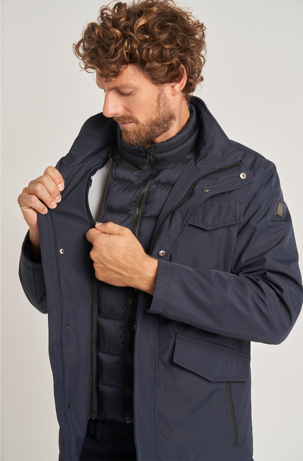 Giaccone da uomo in Softshell