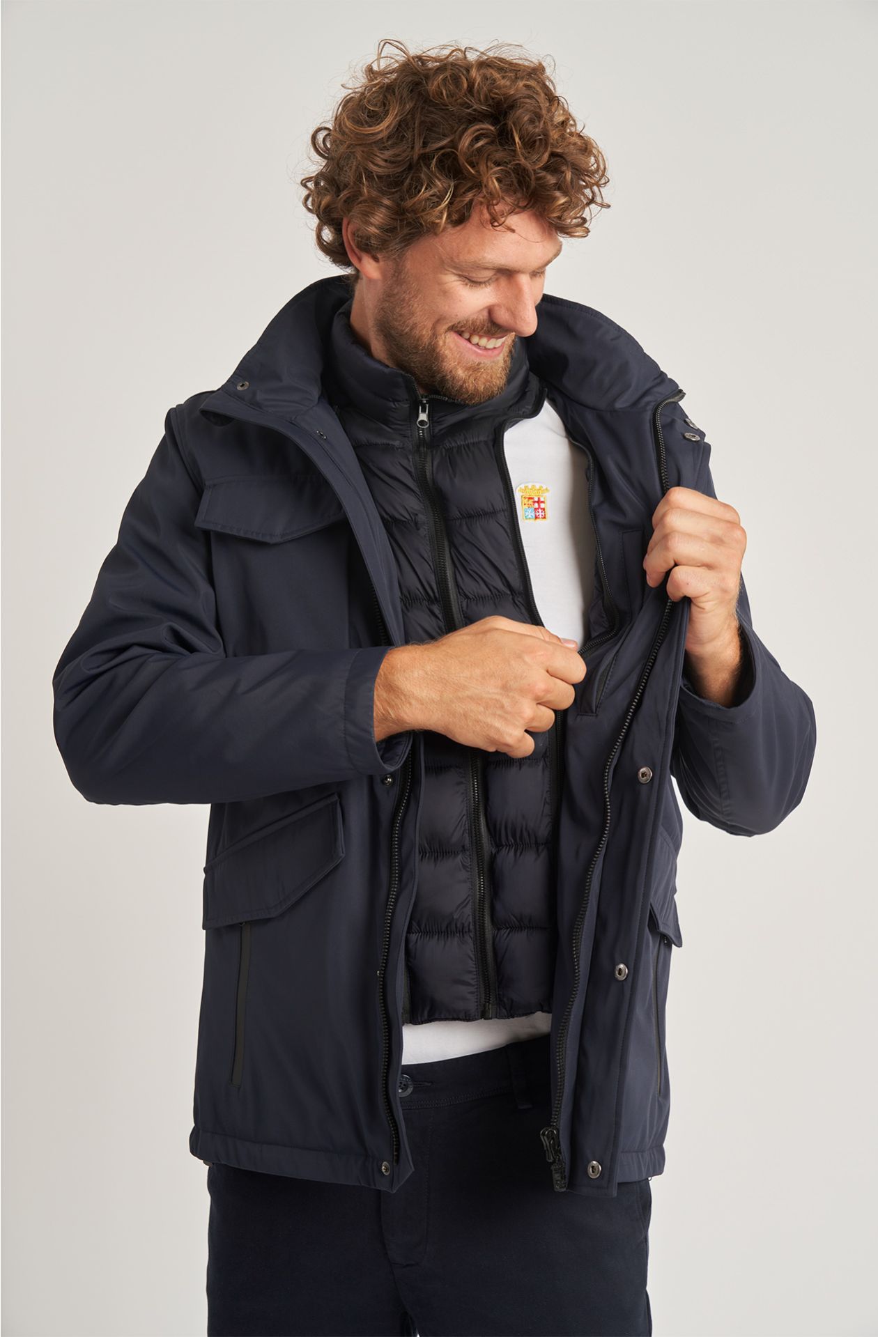 Giaccone da uomo in Softshell