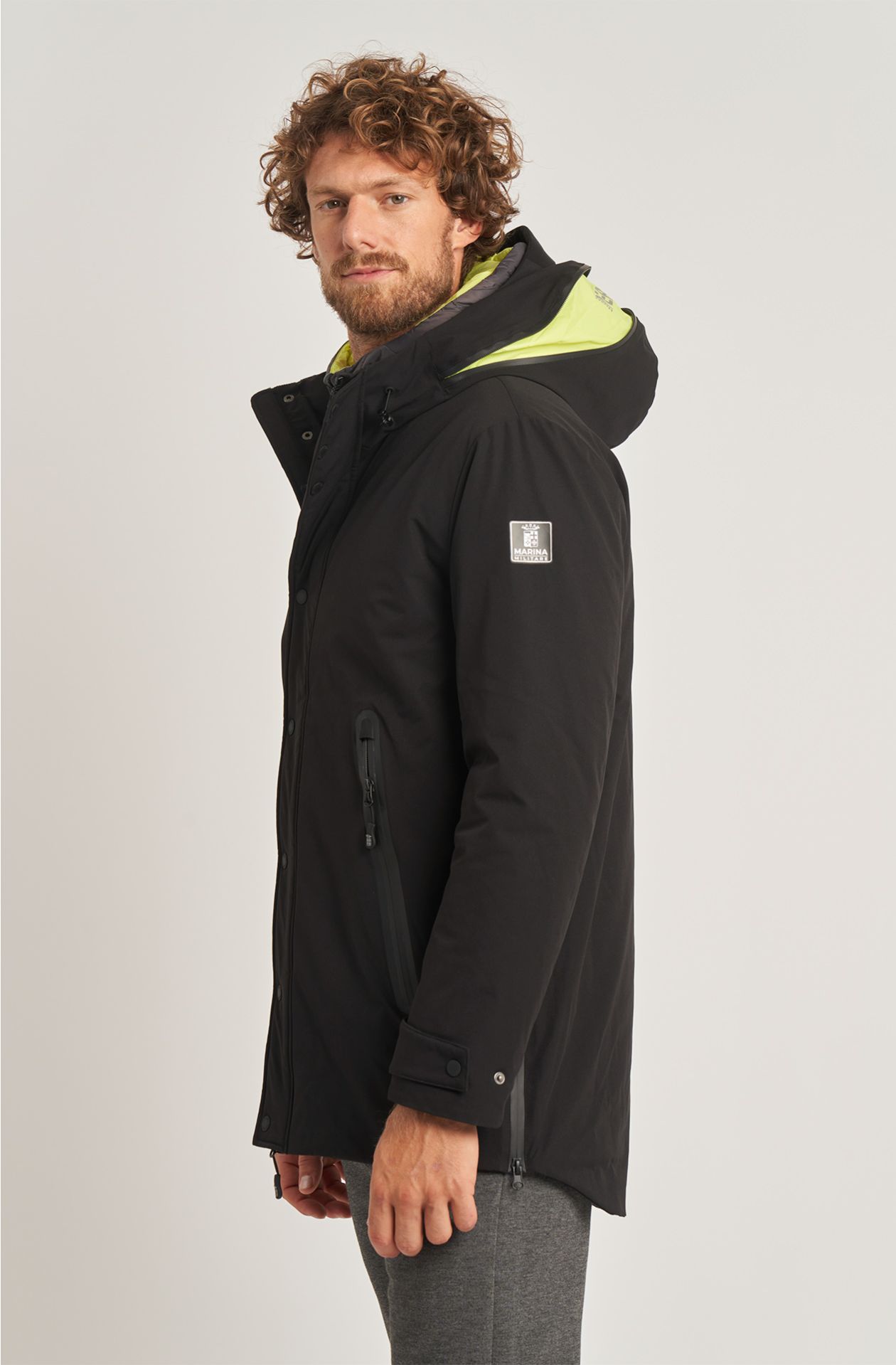 Giaccone da uomo Sailing Team in softshell con interno staccabile