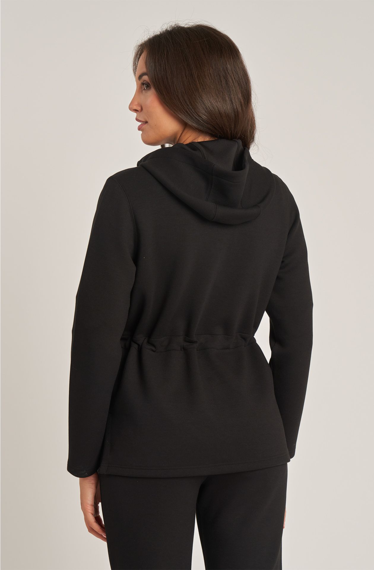 Women's sweatshirt in mixed fabric