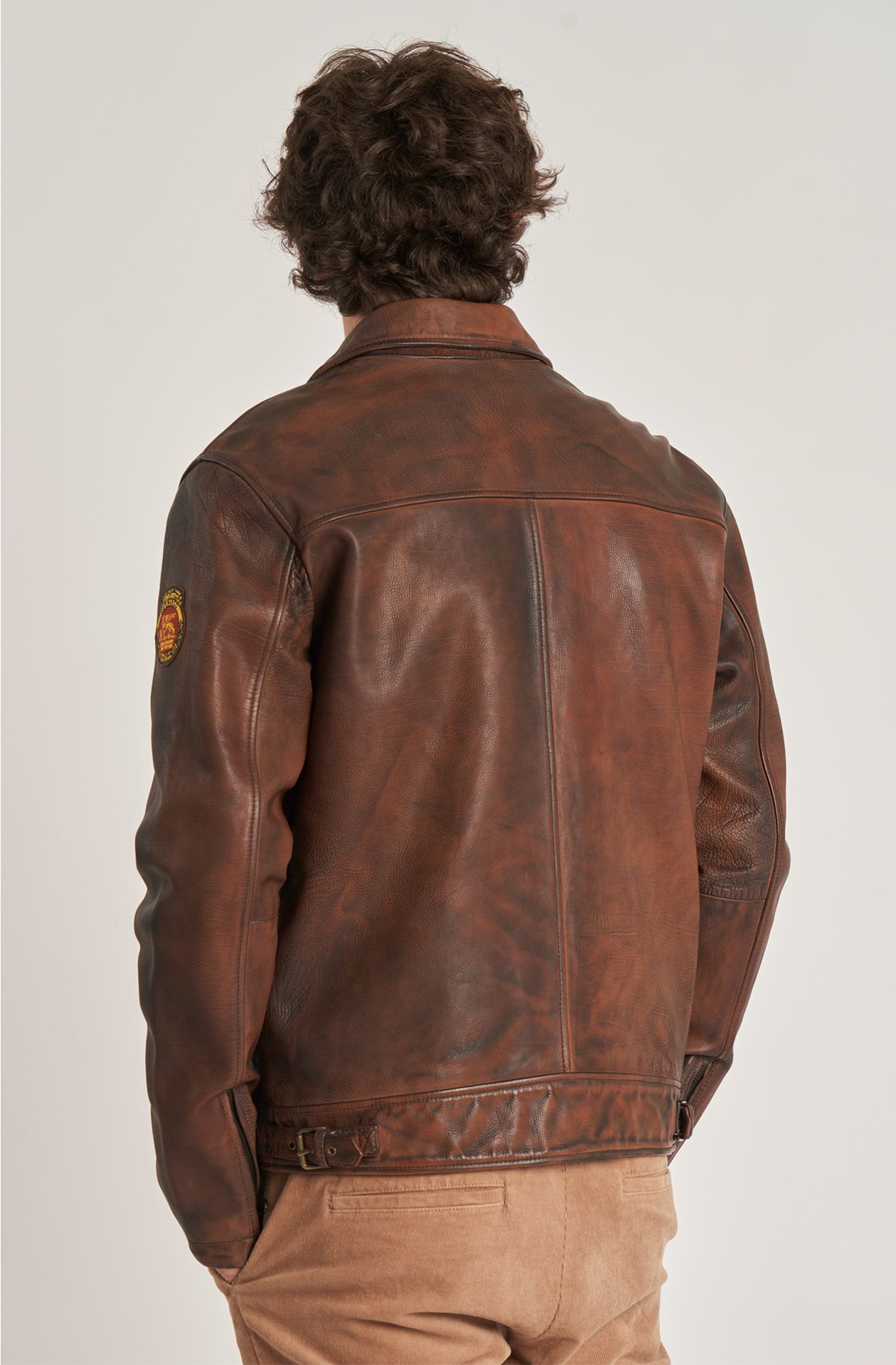 Brigata Marina San Marco men's leather jacket