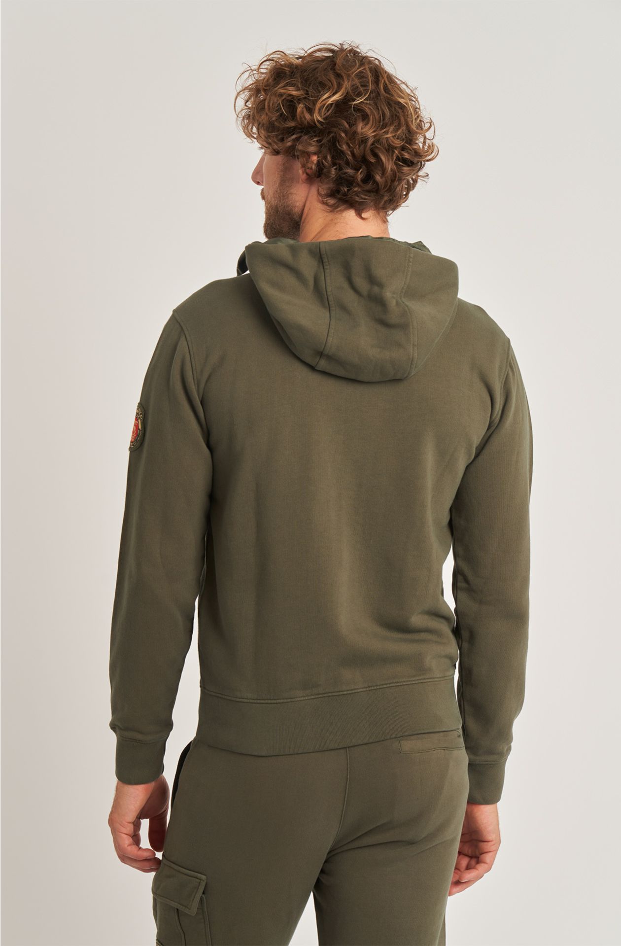 Brigata Marina San Marco men's sweatshirt in cotton with hood