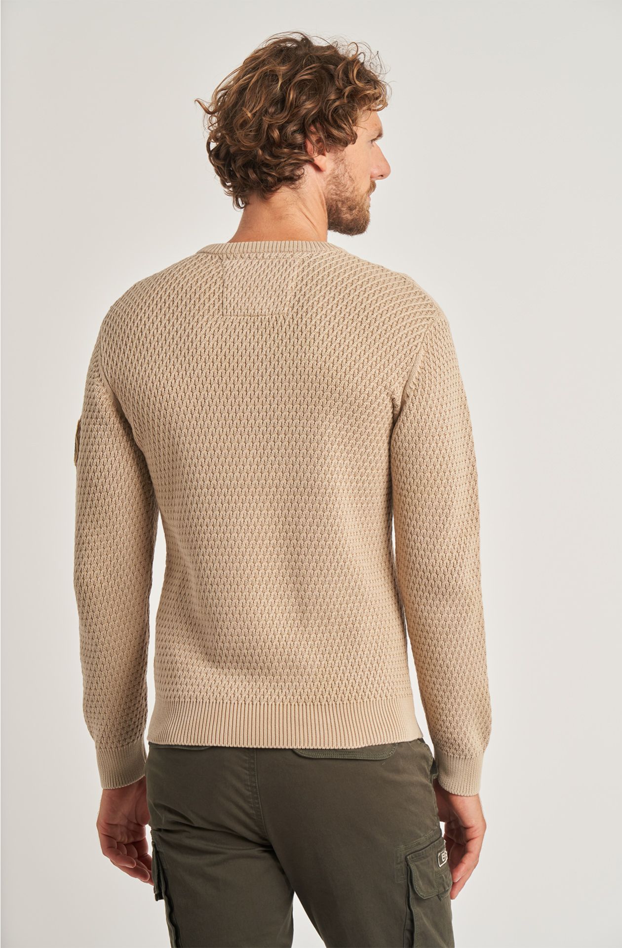 Brigata Marina San Marco men's sweater in warm cotton crew neck