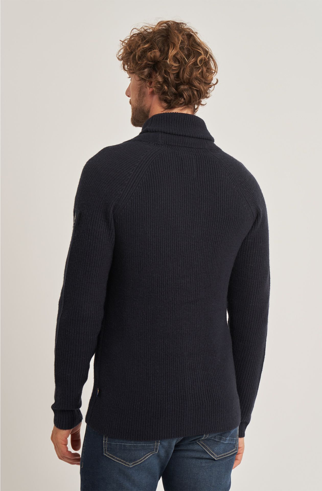 Amerigo Vespucci men's cardigan in wool blend with buttons