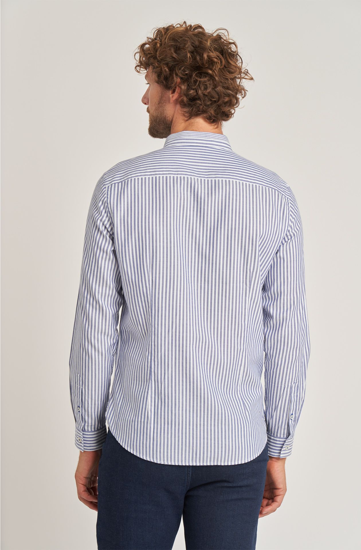 Weekend men's long-sleeved cotton shirt