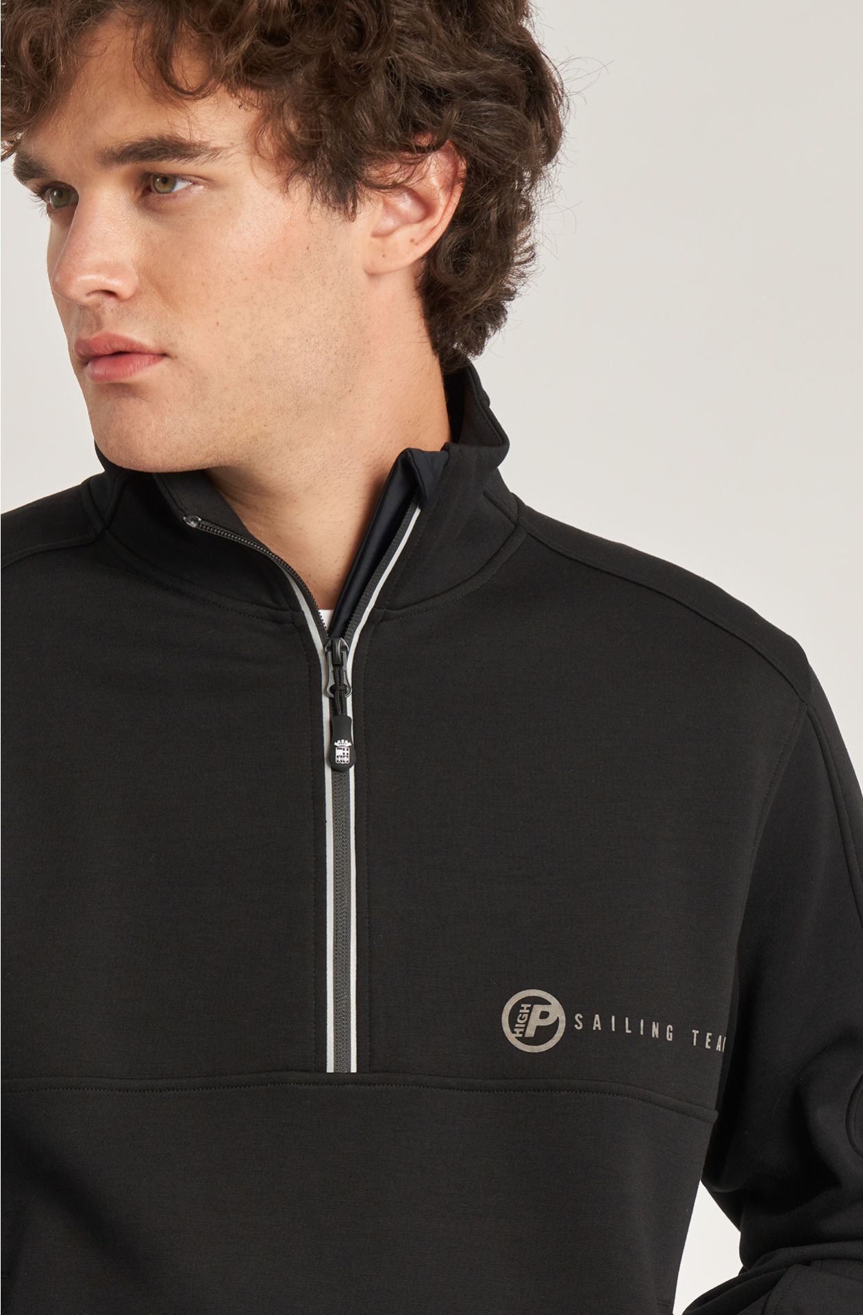 Sailing Team men's half-zip softshell sweatshirt