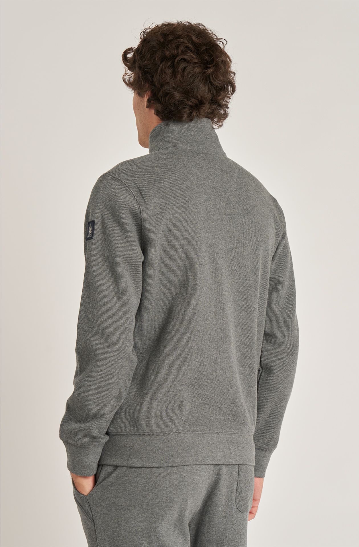 Felpa da uomo Amerigo Vespucci in cotone full zip