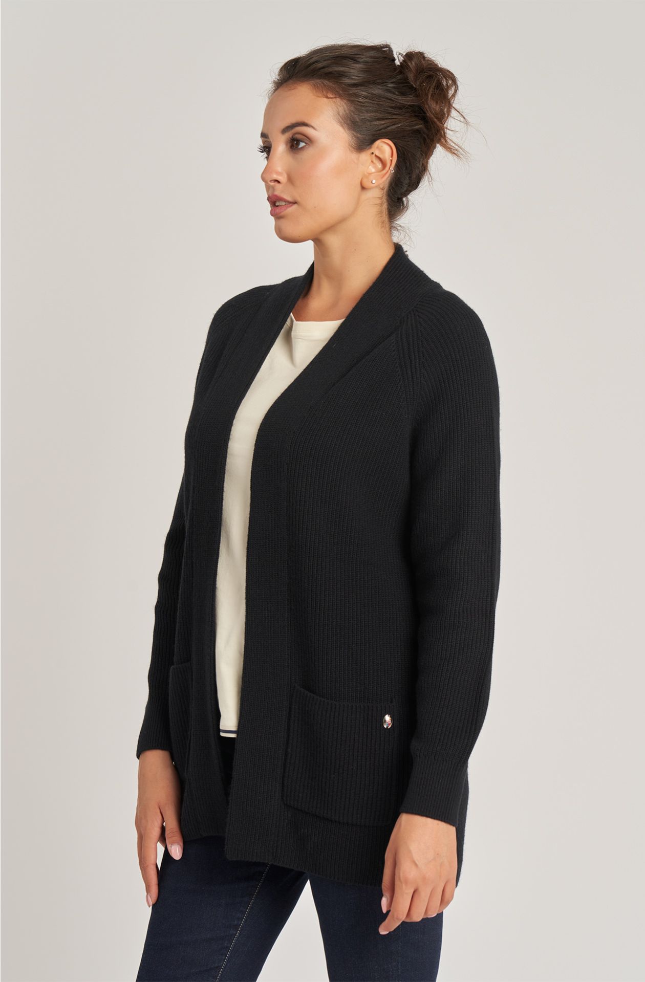 Women's wool blend cardigan