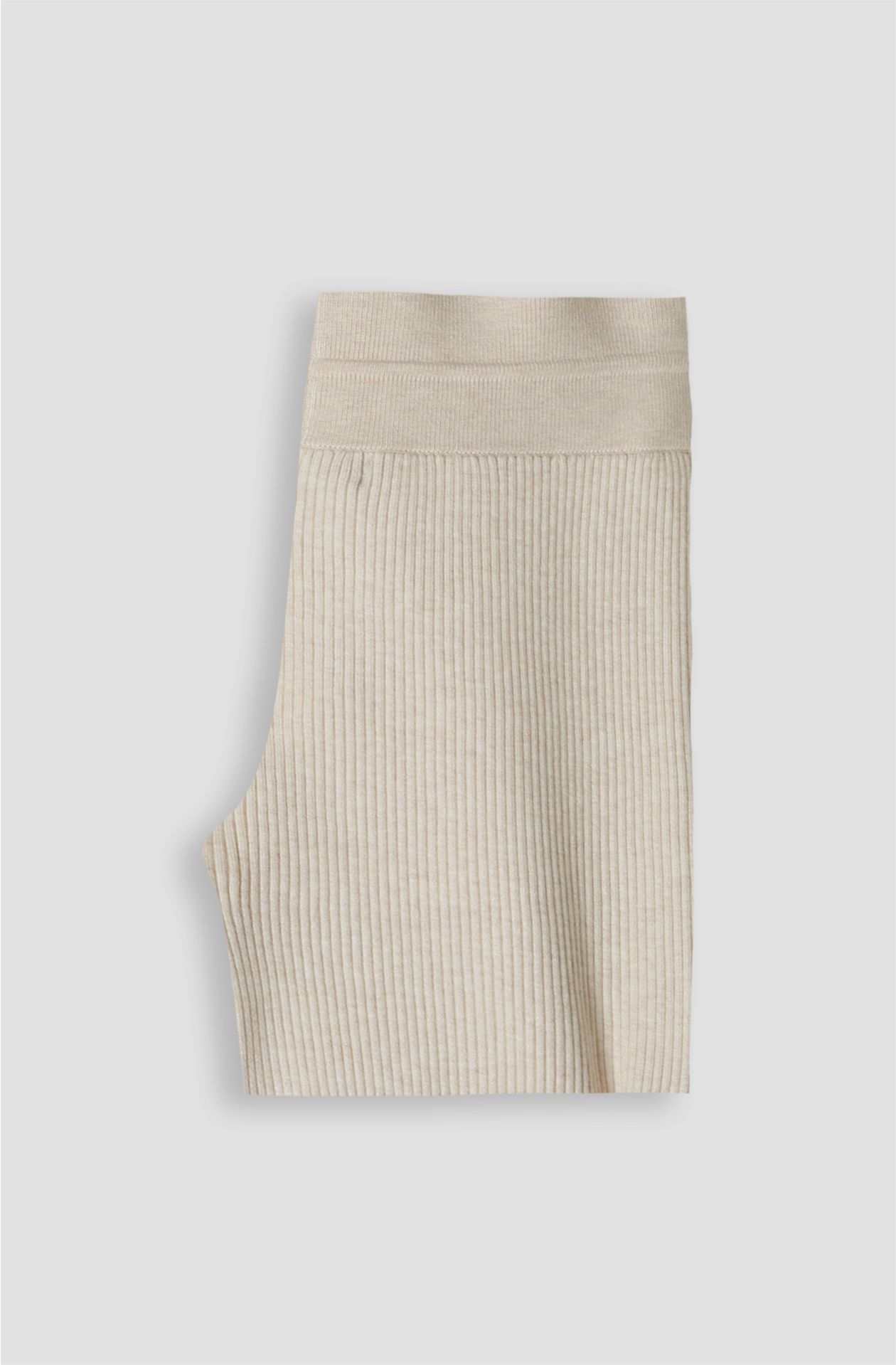 Women's ribbed viscose trousers