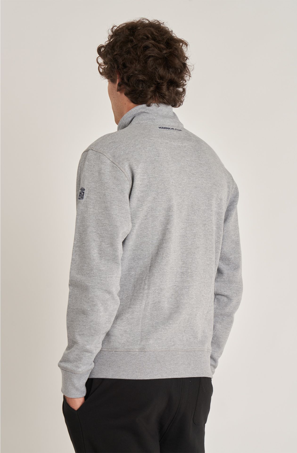 Felpa da uomo Essential in cotone full zip